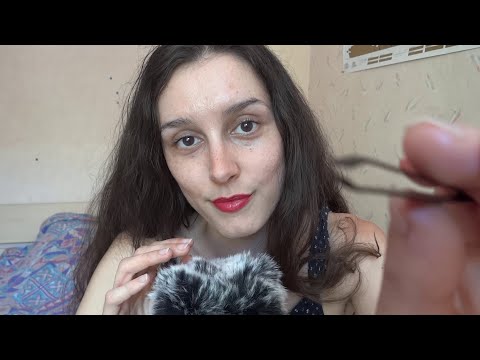 🌙 ASMR Inaudible pour t'endormir 🌙 (hand movement, attention personnel, slow talking, plucking)