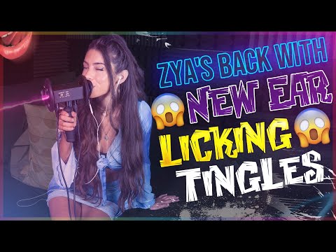 EAR LICKING ASMR - Zya is back - The ASMR Collection - Mouth and Ear Sounds For Sleep ASMR