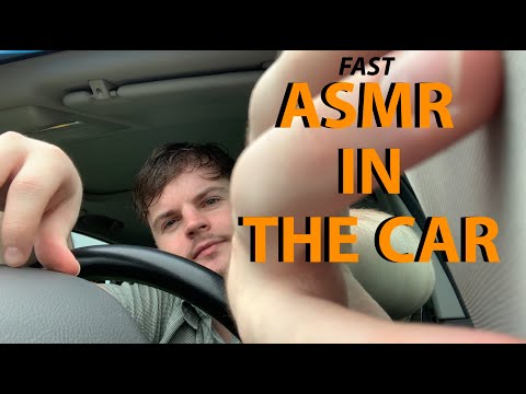 Fast & Aggressive ASMR in the Car (lofi) | Invisible triggers, Gripping, Scratching & Visual Trigger