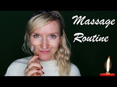 ASMR Massage fürs Gesicht mit Rosenquarz Roller (geflüstert)