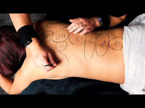 ASMR | BACK INSPECTION on a REAL PERSON | Zen Diagnosis | Back Drawing