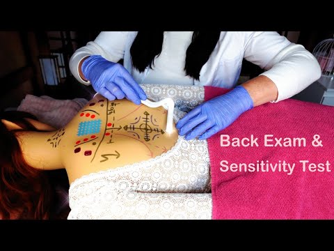 ASMR Re-Upload: Back Exam with Lots of Crinkles (Whispered)