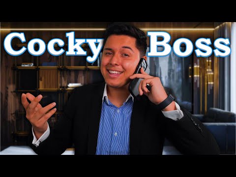 ASMR | Cocky Boss Gives You a Job Interview | Rude Roleplay