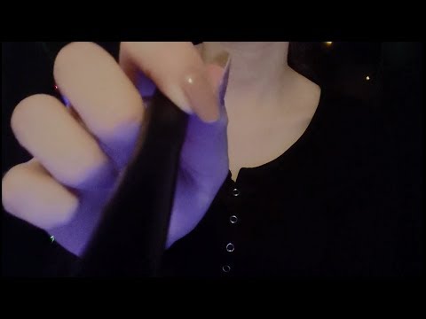 ASMR - Lofi Hand Sounds, Nail Tapping & Brushing Around The Camera [No Talking]