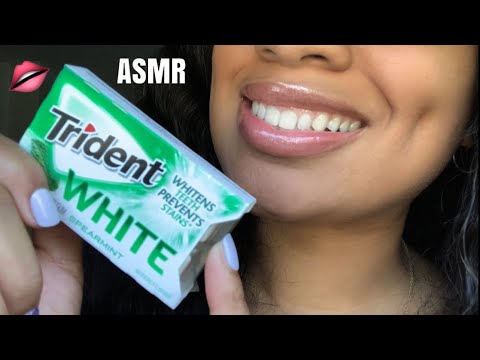 ASMR | Mouth Sounds 👄 Up Close Gum Chewing 🍬