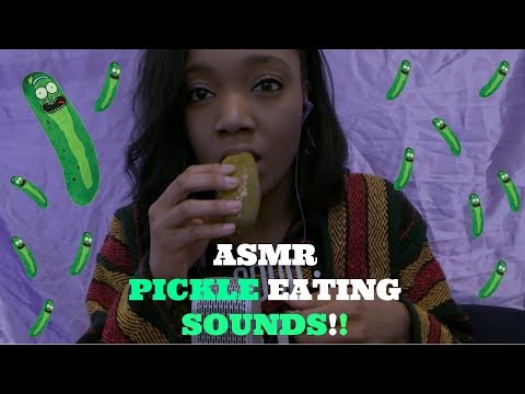 ASMR JUICY PICKLE EATING SOUNDS | AMAZING TINGLES!!🥒