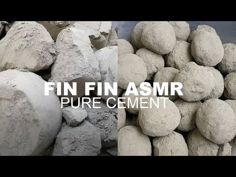 ASMR : SOFT PURE CEMENT CRUMBLE+SHAVING #222
