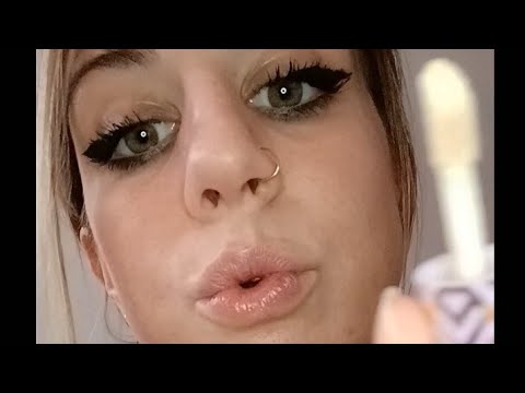 My FIRST asmr video! Make-up and spit painting 👅 (inspired by Miss Manganese and Cer asmr)