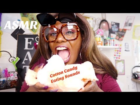 Listening Bag ASMR Eating Sounds Cotton Candy😱