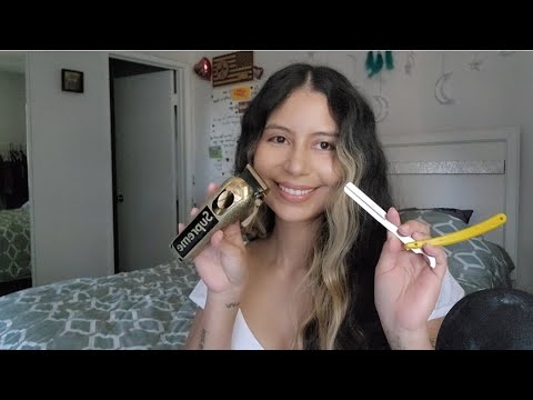 ASMR ✂️Haircut & shave roleplay