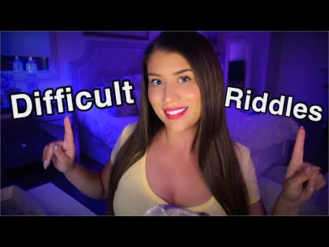 ASMR Asking You 40 Difficult Riddles (Trick Questions)