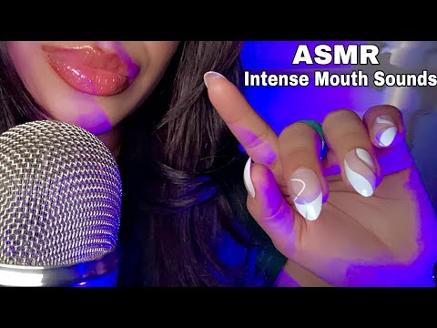 ASMR~ 100% Sensitivity Mouth Sounds, Inaudible & Trigger Words (Intense)