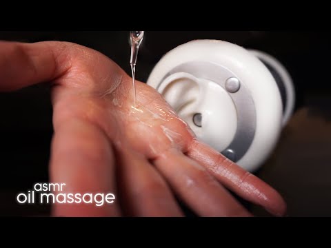 ASMR Oil Ear Massage for Sleep | 耳マッサージ  3Dio