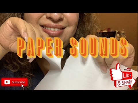 ASMR| Paper sounds, paper wrinkles & tearing