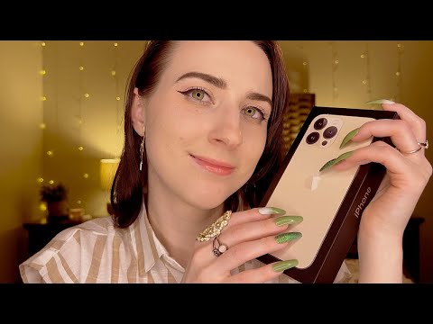 ASMR Scratchy Tapping Boxes DUH! (soft spoken)