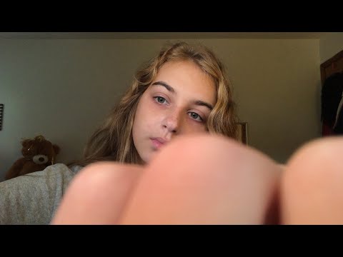 ASMR | window tapping + scratching | whispering + camera tapping