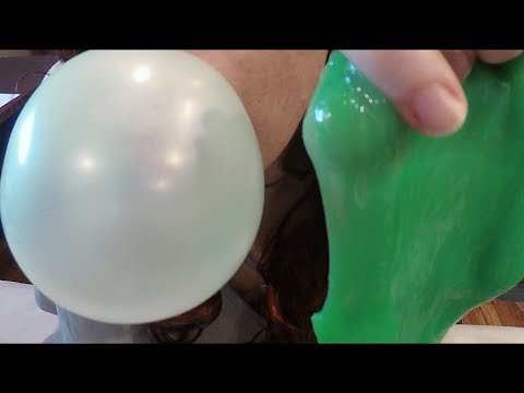 ASMR Chewing Gum, Blowing Bubbles & Slime. Watermelon Big League Chew.
