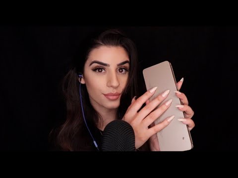 ASMR | Tapping for Sleep/ Relaxation (Long Nails, Whispers)