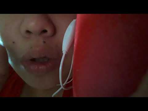 ASMR TAPPING OF LENSE FRONT CAMERA