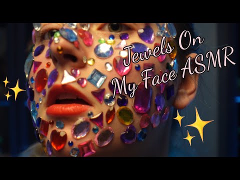 Bejeweling My Face and Tapping it - Loggerhead ASMR
