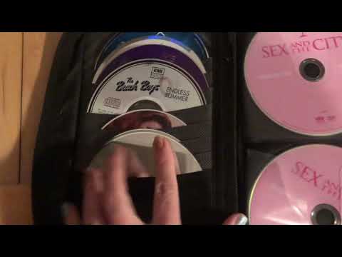 ASMR DVD collection wallet case sounds (so speaking) flipping