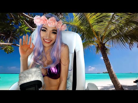 ASMR A mermaid lures you to the beach with whispers-My first ASMR video! *Unedited raw video*