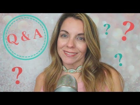 ASMR | Question & Answer | Whispering | Tapping | Scratching | Rambling | Gloves