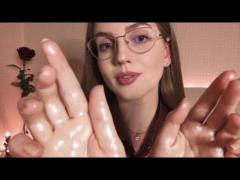 АСМР Массаж Лица, Шеи и Плеч с Маслом • ASMR Oil Face, Neck and Shoulders Massage