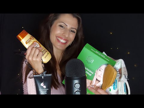 DM Beauty Haul ASMR| АСМР на Български|Tingly Triggers|WHISPER| Tapping,Scratching,Crinkles,Brushing