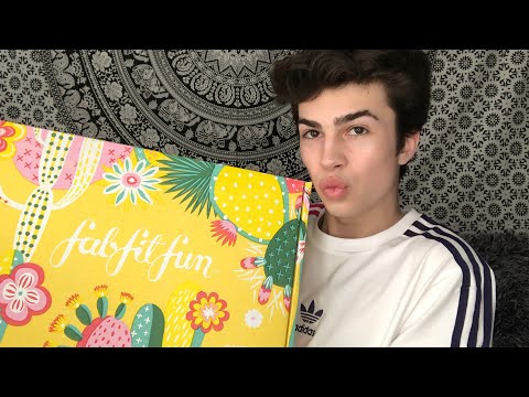 ASMR- Fab Fit Fun unboxing! 🌵 (Tapping, Scratching, Tingles!)