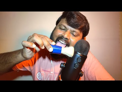 ASMR Mic Brushing And Mouth Sounds