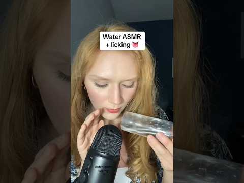 💦👅ASMR water/licking #asmr#asmrsounds