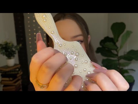 fast not aggressive tapping + slower scratching for asmr (no talking)