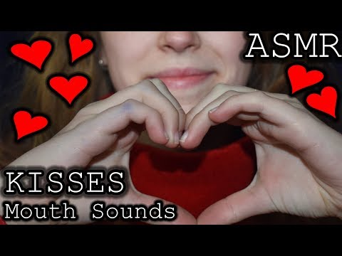 ♥ ASMR Kissing and Mouth sounds for Valentine's Day ♥ (Ear to Ear binaural ASMR)