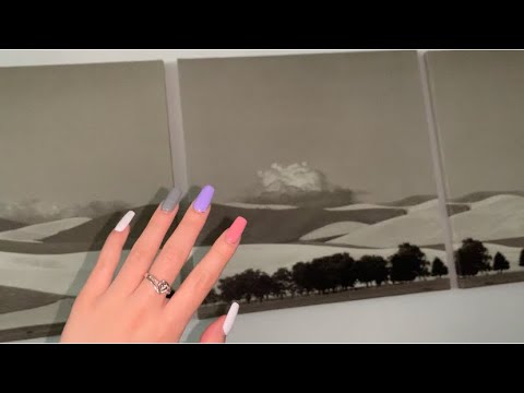 ASMR Canvas Tapping and Scratching