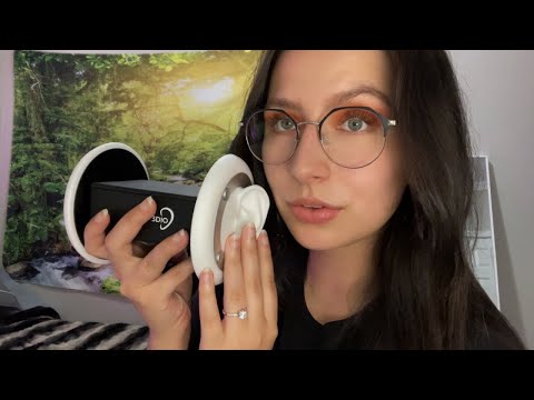 ASMR | 3DIO Ear to Ear Repeating "Goodnight" + Ear Tapping