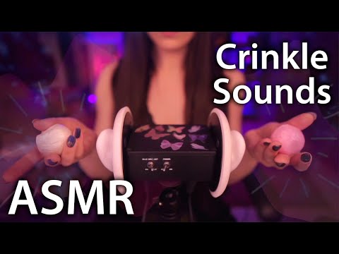 ASMR Crinkle Sounds 💎 Bath Bombs, Bubble Wrap, Cotton Pads 💎 No Talking