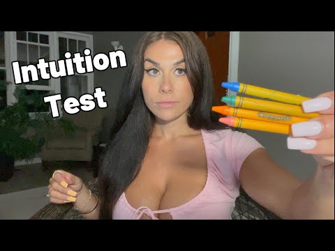 [ASMR] Most Relaxing Intuition Test & Air Drawing for Sleep