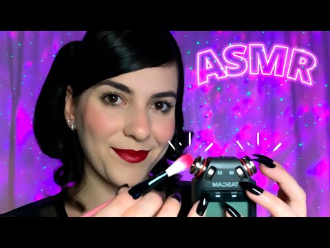 ASMR NO TASCAM, TAPPING, MOUTH SOUNDS, SCRATCHING