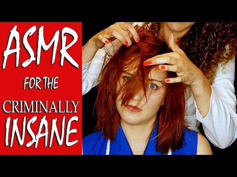 ASMR Role Play Insanity Psychotherapy – Scalp Massage, Hair Brushing, Hair Cut Sounds, Doctor Visit