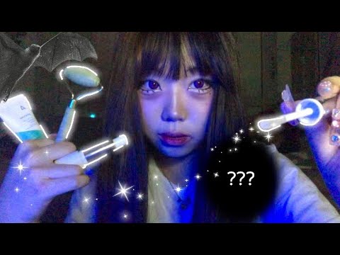 [WLW ASMR] Vampire has a sleepover with you