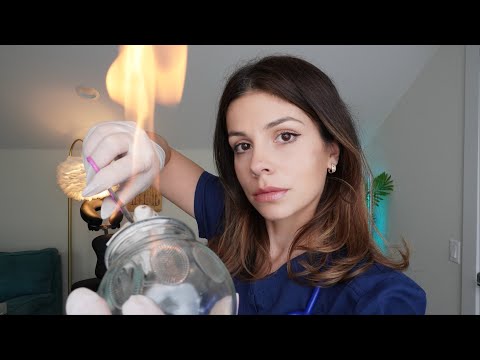 ASMR POV Chiropractic Adjustment Realistic Doctor Treatment | Fire Cupping, Neck Realignment