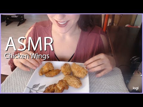 ASMR Spicy Breaded, Buffalo and Tex Mex Chicken wings, no talking