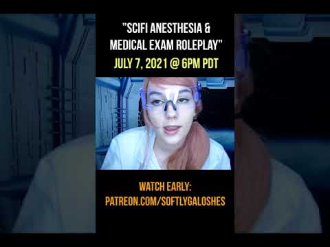 (Teaser) Scifi Anesthesia & Medical Exam Roleplay