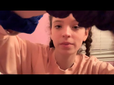 ASMR doing your hair, invisible hair brushing triggers