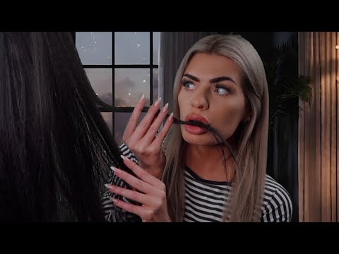 ASMR girl who is OBSESSED with you EATS your hair while you're asleep 😳 (roleplay)