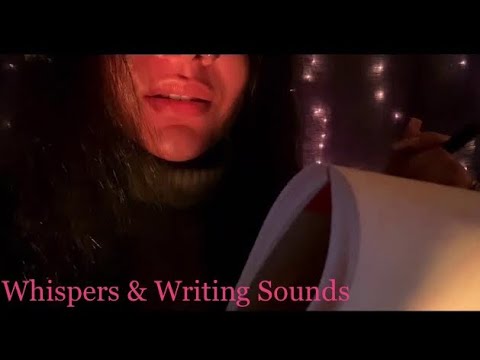 ASMR | Questioning You: Episode One [Whispers & Writing Sounds]