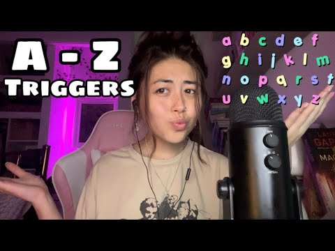 ASMR A-Z triggers✨ SuUuper tingly!!