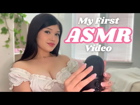 My First ASMR Video ✨ Soft and Gentle Whispering