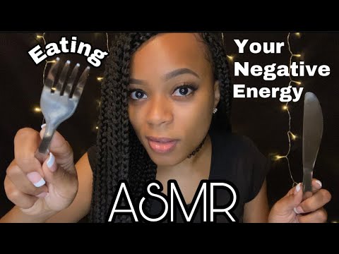 🍴ASMR🍴 Eating Your Negative Energy | Layered Sounds🍴🧂😋